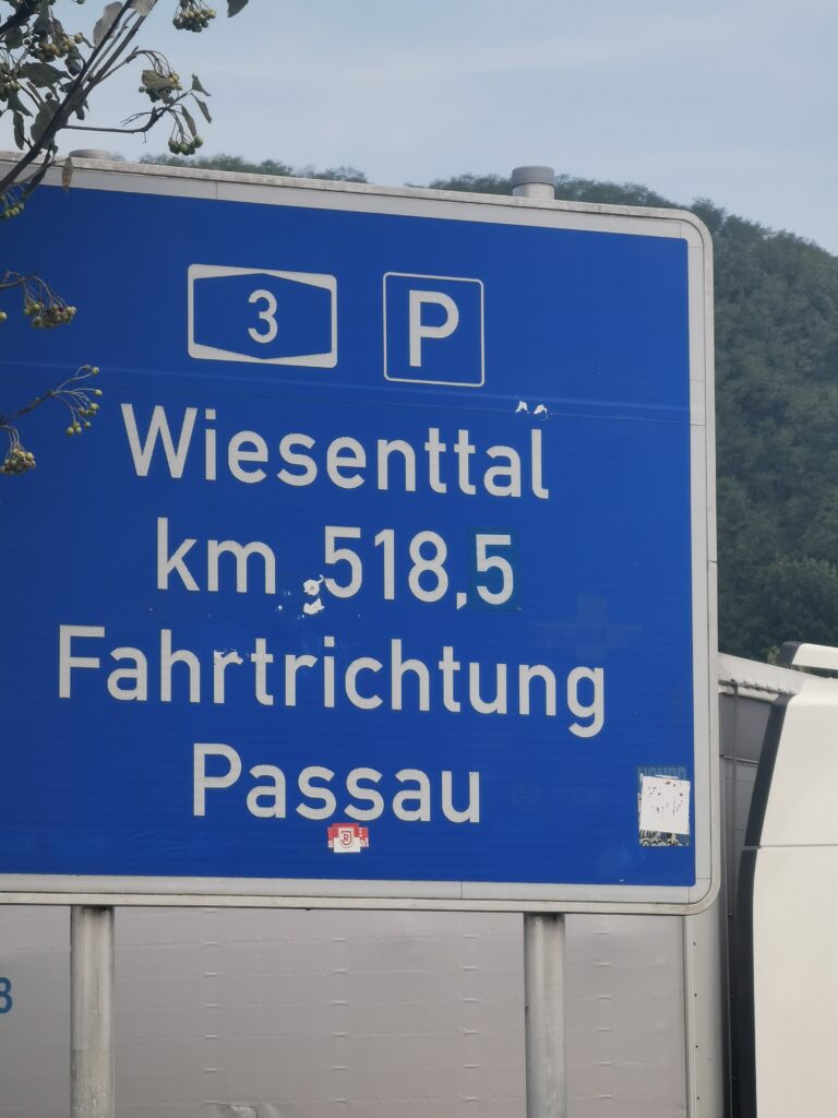 Richtung nach Hause